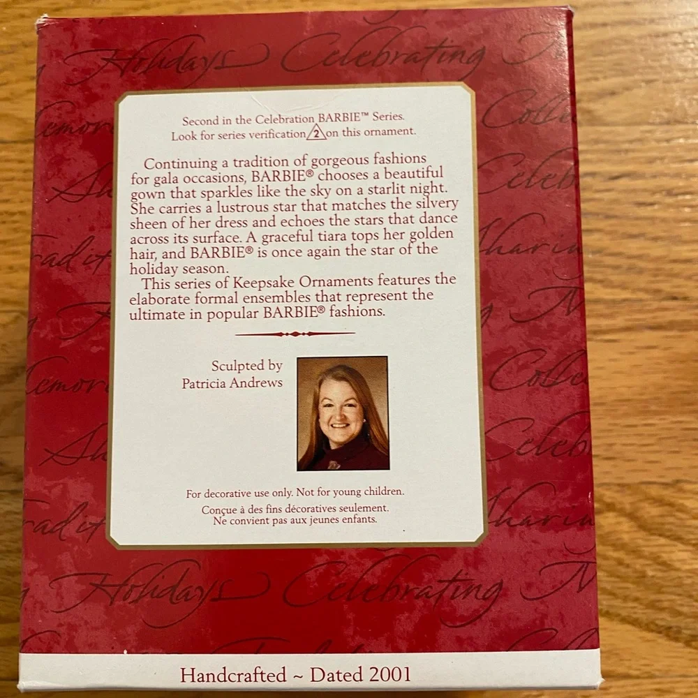 Hallmark Barbie 2001 ornament